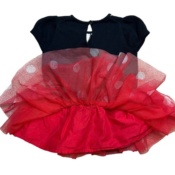 Baby gap Disney Minnie Mouse sweater tutu dress size 3-6 months - Picture 2 of 7